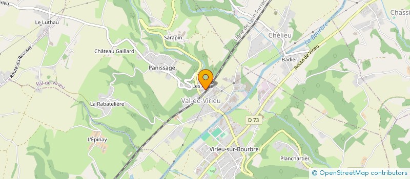 localisation de l'entreprise PHENIX AMS  VAL-DE-VIRIEU