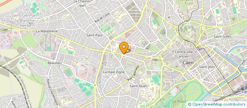 localisation de l'entreprise PHENIX AUTO ECOLE à CAEN