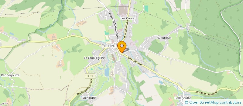 localisation de l'entreprise PHENIX BAT  CORCIEUX