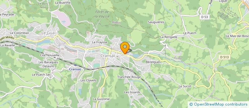 localisation de l'entreprise PHENIX BATTERIES à VIVIEZ