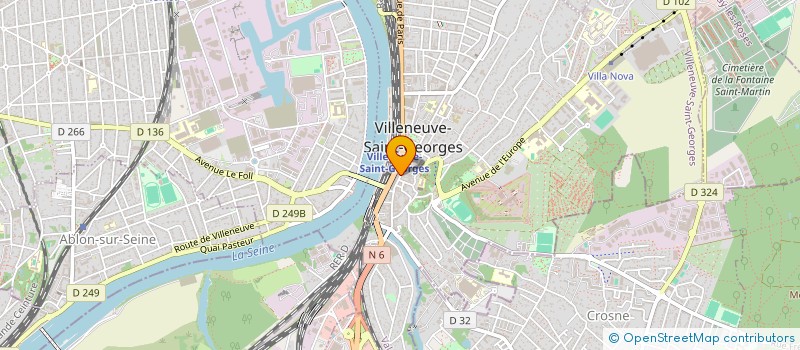 localisation de l'entreprise PHENIX BEAUTE  VILLENEUVE-SAINT-GEORGES