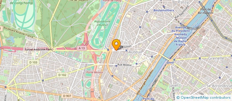 localisation de l'entreprise PHENIX BLEU  PARIS