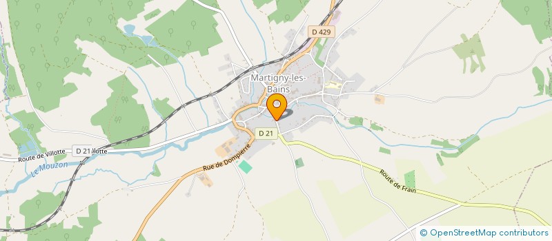 localisation de l'entreprise PHENIX-CONCEPT S.A.S  MARTIGNY-LES-BAINS