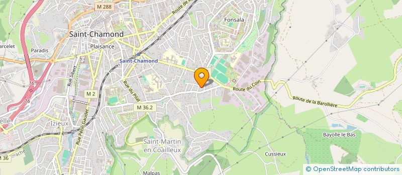 localisation de l'entreprise PHENIX CONSEIL à SAINT-CHAMOND