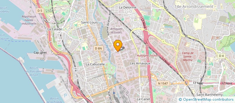 localisation de l'entreprise PHENIX CONTENEUR à MARSEILLE