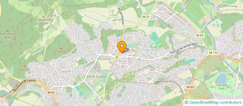 localisation de l'entreprise PHENIX COURTAGE  JACOU