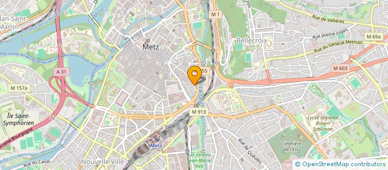 localisation de l'entreprise PHENIX D'OR  METZ