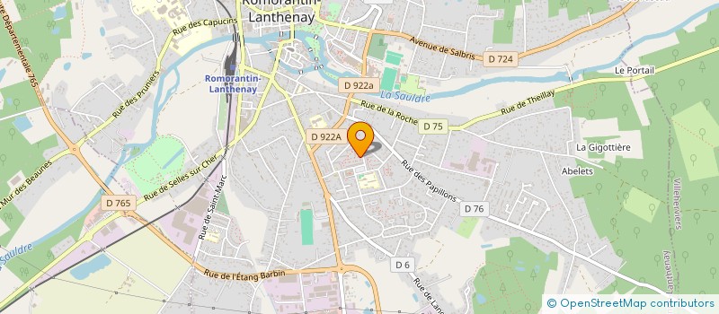 localisation de l'entreprise PHENIX DE CENTRE à ROMORANTIN-LANTHENAY