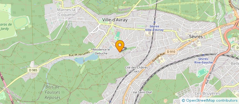 localisation de l'entreprise PHENIX DE LA GENDARMERIE à VILLE-D'AVRAY