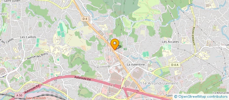 localisation de l'entreprise PHENIX DES AFFAIRES  MARSEILLE