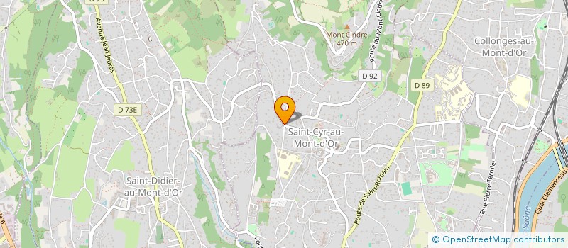 localisation de l'entreprise PHENIX DEVELOPPEMENT  SAINT-CYR-AU-MONT-D'OR