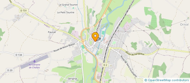 localisation de l'entreprise PHENIX DU PAYS DE CHALAIS à CHALAIS