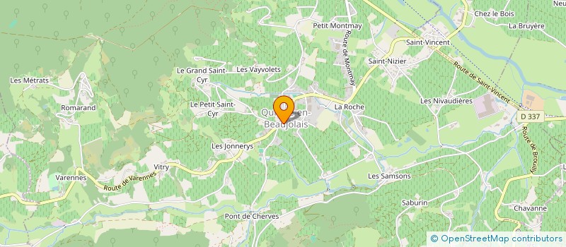 localisation de l'entreprise PHENIX ENERGIE  QUINCIE-EN-BEAUJOLAIS