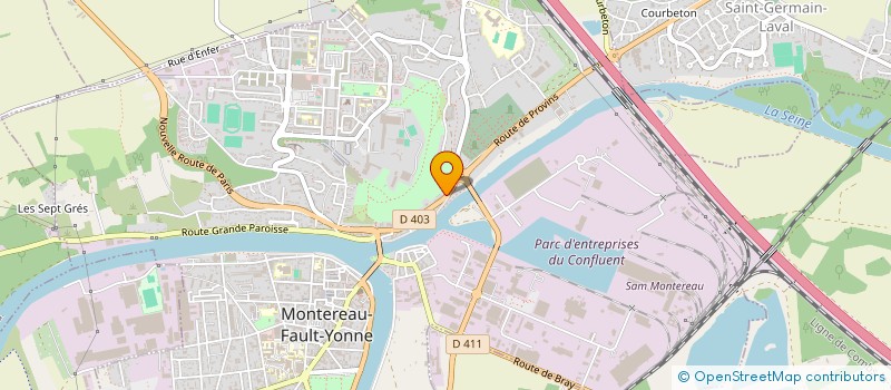 localisation de l'entreprise PHENIX ETANCHE PRO à MONTEREAU-FAULT-YONNE