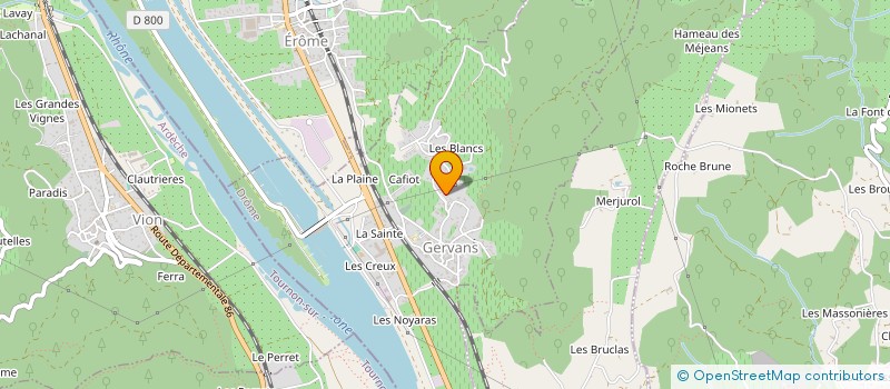 localisation de l'entreprise PHENIX FINANCE  GERVANS