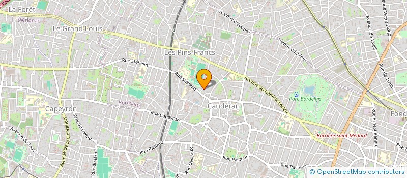 localisation de l'entreprise PHENIX FOOT FAUTEUIL  BORDEAUX