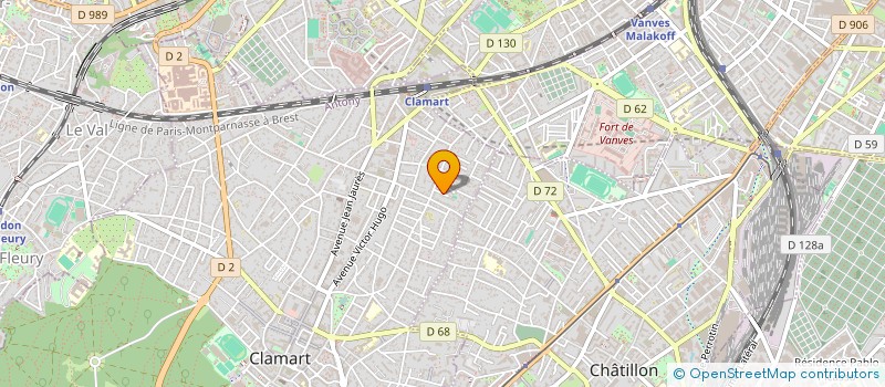 localisation de l'entreprise PHENIX GARAGE à CLAMART