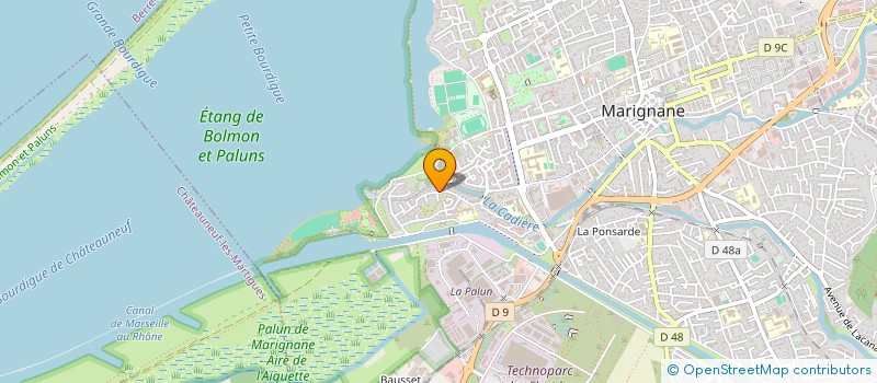 localisation de l'entreprise PHENIX GENIE CLIMATIQUE  MARIGNANE