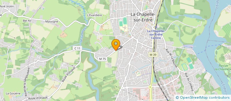 localisation de l'entreprise PHENIX HUMANITAIRE INTERNATIONAL  LA CHAPELLE-SUR-ERDRE