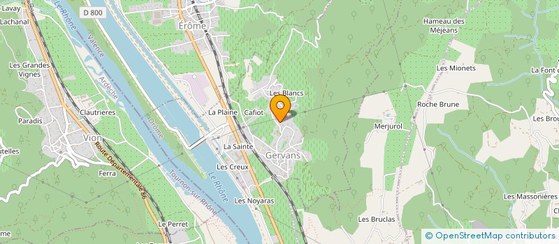 localisation de l'entreprise PHENIX IMMOBILIER  GERVANS