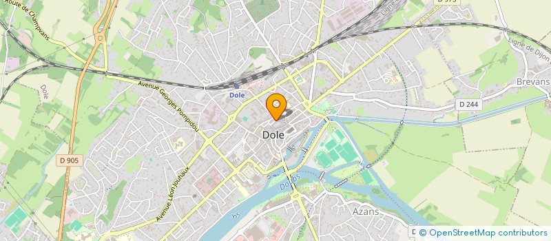 localisation de l'entreprise PHENIX INTERIM 39 à DOLE