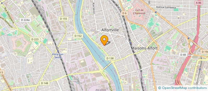 localisation de l'entreprise PHENIX INTERNATIONALE à ALFORTVILLE