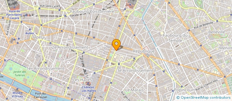 localisation de l'entreprise PHENIX LABELS  PARIS