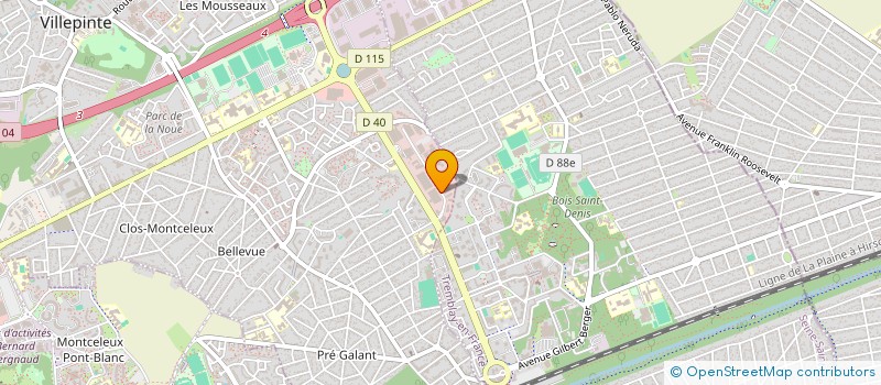 localisation de l'entreprise PHENIX LINE CONCEPT à VILLEPINTE