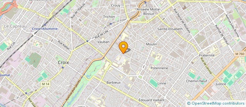 localisation de l'entreprise PHENIX LOG à ROUBAIX