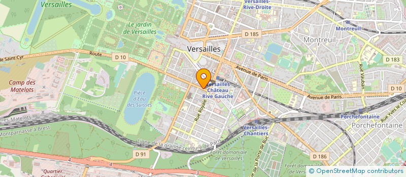 localisation de l'entreprise PHENIX LS à VERSAILLES