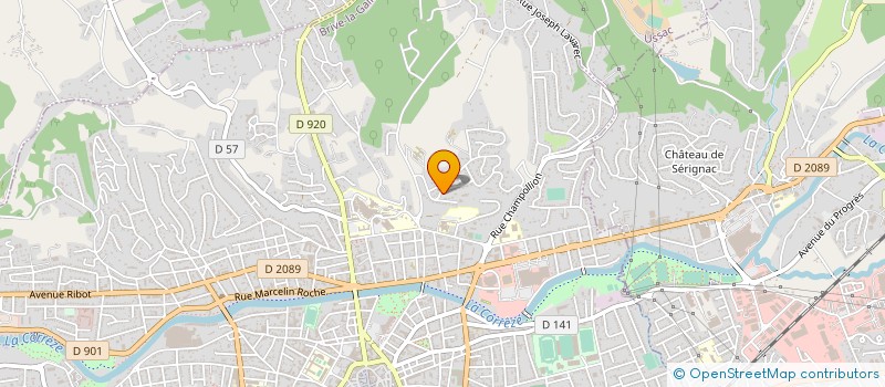 localisation de l'entreprise PHENIX NEGOCES à BRIVE-LA-GAILLARDE