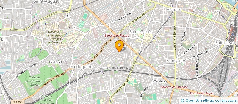 localisation de l'entreprise PHENIX - PI  TALENCE