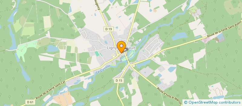 localisation de l'entreprise PHENIX SARL à LIGNY-LE-RIBAULT