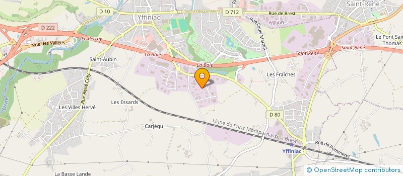 localisation de l'entreprise PHENIX SECURITE à YFFINIAC
