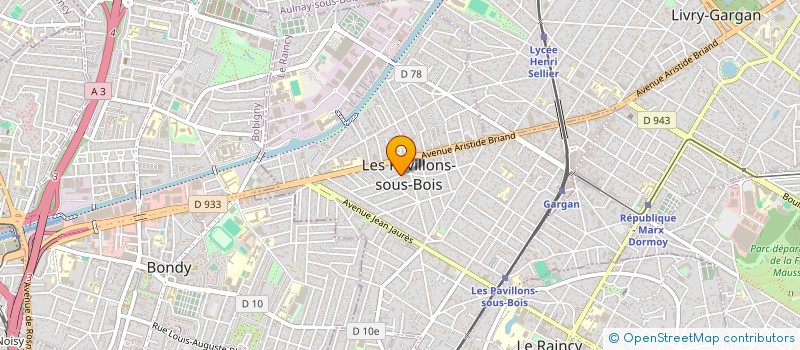 localisation de l'entreprise PHENIX SECURITE  LES PAVILLONS-SOUS-BOIS