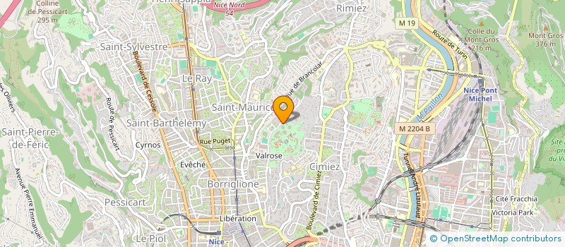 localisation de l'entreprise PHENIX SECURITE à NICE