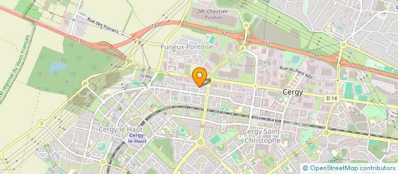 localisation de l'entreprise PHENIX SECURITE à CERGY