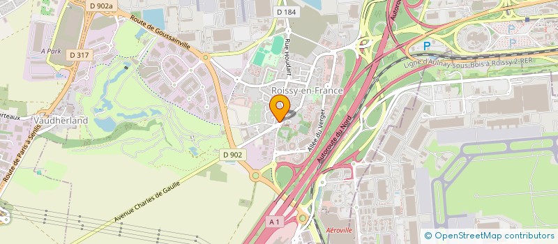 localisation de l'entreprise PHENIX SECURITE PRIVEE à ROISSY-EN-FRANCE