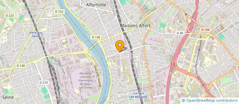 localisation de l'entreprise PHENIX SECURITE PRIVEE ET CONSEIL à ALFORTVILLE