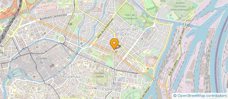 localisation de l'entreprise PHENIX SEREIN à STRASBOURG
