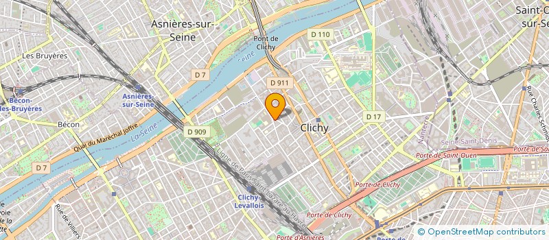 localisation de l'entreprise PHENIX SERVICES à CLICHY