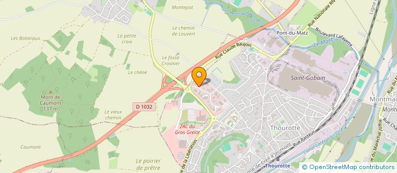 localisation de l'entreprise PHENIX-SOFTWARE  THOUROTTE