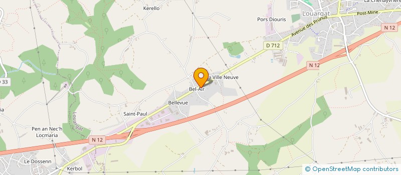 localisation de l'entreprise PHENIX SUR LE FASTNET  LOUARGAT