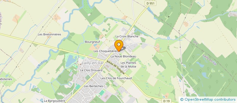 localisation de l'entreprise PHENIX TKD LAILLY EN VAL à LAILLY-EN-VAL