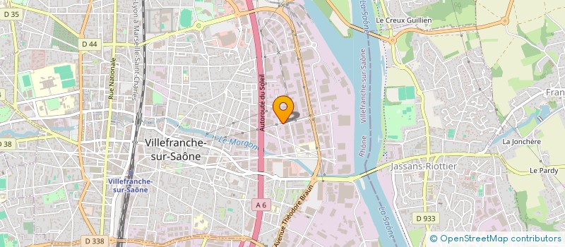 localisation de l'entreprise PHENIX TRAINING à VILLEFRANCHE-SUR-SAONE