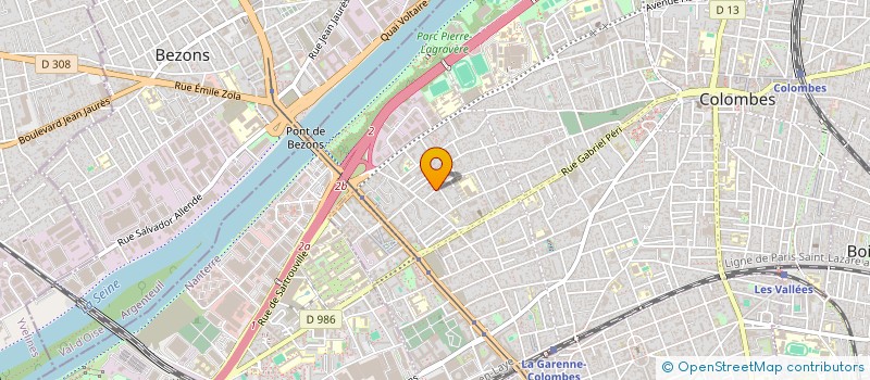 localisation de l'entreprise PHENIX VOICE  COLOMBES