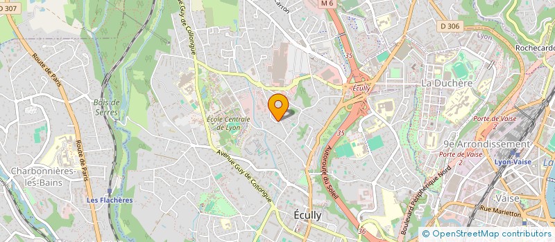 localisation de l'entreprise PHENIXIA SA à ECULLY
