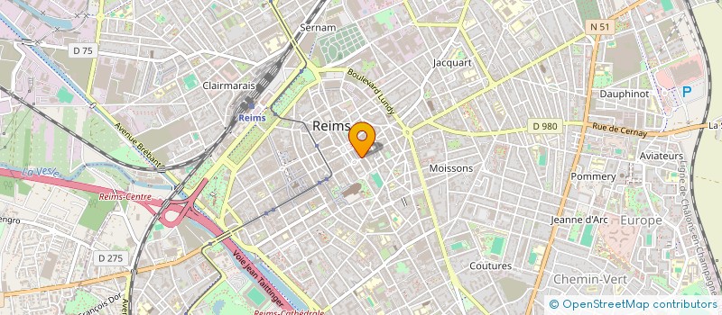 localisation de l'entreprise PHENO'MEN 90 à REIMS