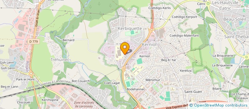 localisation de l'entreprise PHENOCIAL à VANNES
