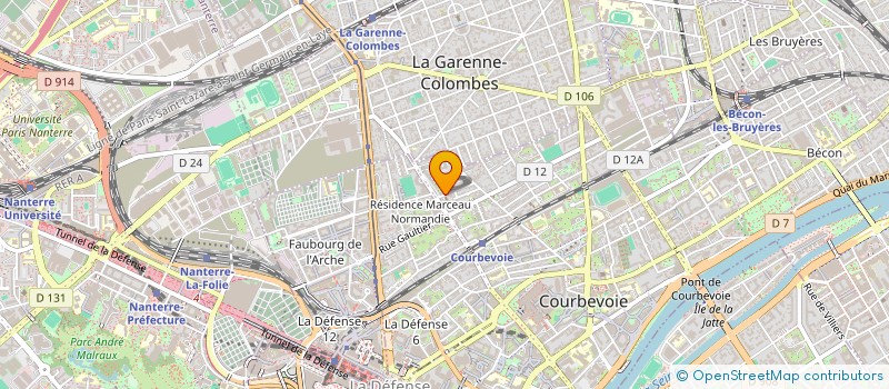 localisation de l'entreprise PHENOMENE à COURBEVOIE